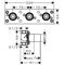 Grundkörper AXOR f AP/UP Thermostat 2 Verbraucher