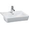 Laufen Halbeinbauwaschtisch LAUFEN PRO A 560x440mm 1 Hahnloch-Ausführung weiß