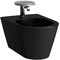 Laufen Wandbidet KARTELL 1 Hahnloch-Ausführung schwarz matt