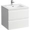 Laufen Waschtisch LAUFEN PRO S m WT-Unterbau 600x500mm 2 Schubl. grap