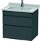 Duravit Waschtischunterbau DURASTYLE 470x650x618mm graphit matt
