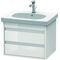 Duravit Waschtischunterbau KETHO 455x600x480mm weiß hochglanz