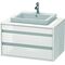 Duravit Waschtischunterbau KETHO 550x800x496mm weiß hochglanz