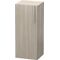Duravit Halbhochschrank VERO 360x400x960mm Anschlag links pine silver
