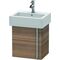 Duravit Waschtischunterbau VERO 311x400x428mm Ans links nussbaum natur