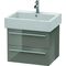 Duravit Waschtischunterbau X-LARGE 443x550x448mm flannel grey hochglanz