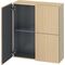 Duravit Halbhochschrank L-CUBE 700x243x800mm mediterrane eiche