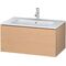 Duravit Waschtischunterbau L-CUBE 820x481x400mm eiche gebürstet