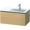 Duravit Waschtischunterbau L-CUBE 820x481x400mm mediterrane eiche