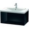 Duravit Waschtischunterbau L-CUBE 820x481x405mm schwarz hochglanz