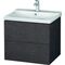 Duravit Waschtischunterbau L-CUBE 620x481x555mm eiche dunkel gebürstet