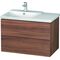 Duravit Waschtischunterbau L-CUBE 820x481x555mm nussbaum natur