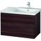 Duravit Waschtischunterbau L-CUBE 820x481x555mm kastanie dunkel