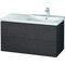 Duravit Waschtischunterbau L-CUBE 1020x481x555mm eiche dunkel gebürstet