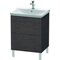 Duravit Waschtischunterbau L-CUBE 620x481x709mm eiche dunkel gebürstet