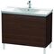 Duravit Waschtischunterbau L-CUBE 1020x481x709mm nussbaum gebürstet