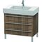 Duravit Waschtischunterbau X-LARGE 800x470x588mm nussbaum natur