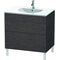 Duravit Waschtischunterbau L-CUBE 534x820x704mm eiche dunkel gebürstet