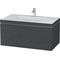 Duravit Möbelwaschtisch DARLING NEW 1000x540mm o ÜL 1 HL schwarz hochglanz