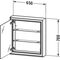 Duravit Einbau-Spiegelschrank L-CUBE 154x650x700mm Anschlag rechts