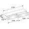 Keuco Sideboard EDITION 400 Hö j 270mm 2100x289x535mm trü klar