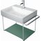 Duravit Glaseinleger DURASQUARE f Metallkonsole 003101/102 apricot pearl