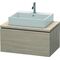Duravit Konsolenunterschrank L-CUBE 400x820x547mm pine silver