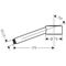 Handbrause 75 1jet EcoSmart AXOR ONE mattschwarz