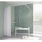 Hewi Vorhangstange SERIE 801 m Deckenabhäng. 150x150 28 Ringe umbra
