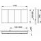 Keuco Spiegelschrank ROYAL MODULAR 2.0 Breite 1700mm Höhe 900mm Tiefe 160mm