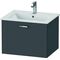 Duravit Waschtischunterbau XBASE 1 Auszug 440x600x475mm graphit matt