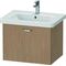 Duravit Waschtischunterbau XBASE 1 Auszug 448x580x448mm europäische eiche