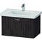 Duravit Waschtischunterbau XBASE 1 Auszug 448x730x448mm kastanie dunkel