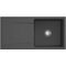 V&B Einbauspüle SILUET 60 FLAT 980x490mm Handbet. graphit