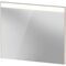 Duravit Spiegel BRIOSO 820x35mm, mit Beleuchtung taupe matt