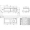 V&B Waschtischunterschrank LEGATO 1200x380x500mm Glossy White