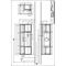 V&B Waschtischunterschrank FINION 1600x603x501mm Regal glos. wh glos. wh