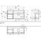 V&B Waschtischunterschrank FINION 1200x603x501mm Regal glos. wh glos. wh