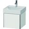 Duravit Waschtischunterbau XSQUARE 397x484x460mm, 1 Auszug weiß matt