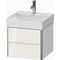 Duravit Waschtischunterbau XSQUARE 397x484x460mm 2 Schubk weiß hochglanz