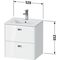 Duravit WT-Unterbau BRIOSO COMPACT 2 Au 553x520x419mm weiß matt Griff chrom