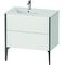 Duravit Waschtischunterbau XVIU 594x810x480mm Prof. sw matt weiß matt
