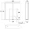 Emco LED-Lichtsp.schr. ASIS FLAT 2 Dsg AP 600x711mm 2-tü m Lichtsegel Aluminium