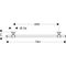 Badetuchhalter AXOR MONTREUX Wandmontage 600mm stainless steel optic