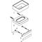 Ablage AXOR UNIVERSAL f DW Wandmontage stainless steel optic