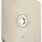 HG Wandplatte Wandmontage brushed nickel