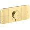 Fertigmontageset AXOR ONE f UP-Thermostat 3 Verbr brushed brass