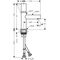 Einhebel-Waschtischmischer AXOR UNO 80 Zerogriff stainless steel optic