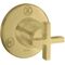 Ab-/Umstellventil AXOR CITTERIO T/Q UP mit Kreuzgriff brushed brass