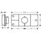 Fertigmontageset AXOR ONE f UP-Thermostat 3 Verbraucher mattweiß
